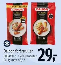 Føtex Daloon forårsruller tilbud