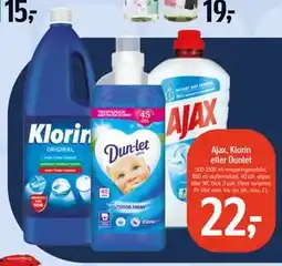 Føtex Ajax, Klorin eller Dunlet tilbud