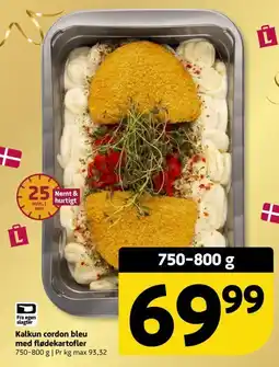 Løvbjerg Kalkun cordon bleu med flødekartofler tilbud