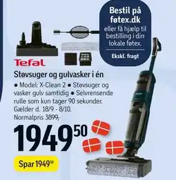 Føtex Støvsuger og gulvasker i én tilbud