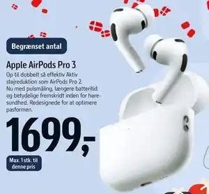 Føtex Apple AirPods Pro 3 tilbud