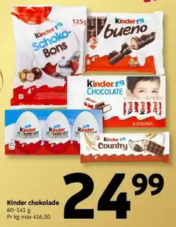 Løvbjerg Kinder chokolade tilbud