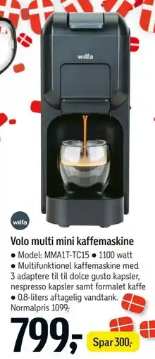 Føtex Volo multi mini kaffemaskine tilbud
