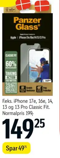 Føtex PanzerGlass Classic Fit tilbud