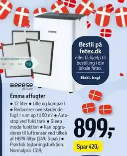 Føtex Emma affugter tilbud