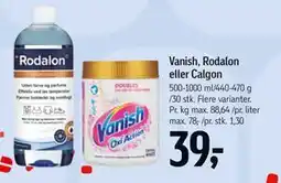Føtex Vanish, Rodalon eller Calgon tilbud