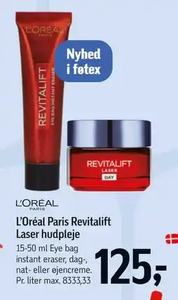 Føtex L’Oréal Paris Revitalift Laser hudpleje tilbud