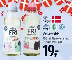 Føtex Vaskemiddel tilbud