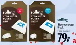 Føtex Støvsugerposer 5-pak tilbud
