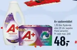 Føtex A+ vaskemiddel tilbud