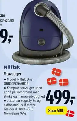 Føtex Nilfisk Støvsuger tilbud