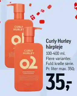 Føtex Curly Hurley hårpleje tilbud