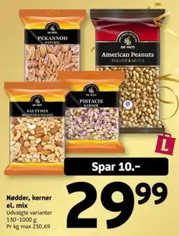 Løvbjerg Dk Nuts nødder, kerner el. mix tilbud