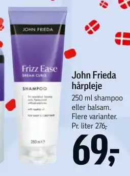 Føtex John Frieda hårpleje tilbud