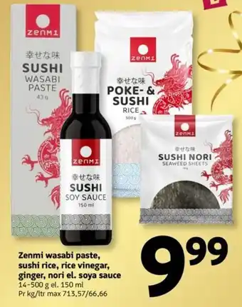 Zenmi sushi soy sauce