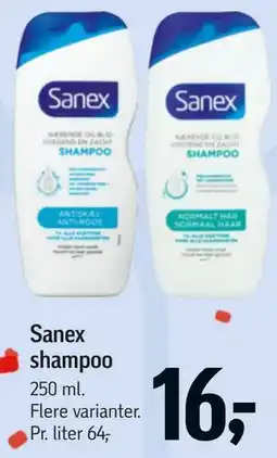 Føtex Sanex shampoo tilbud