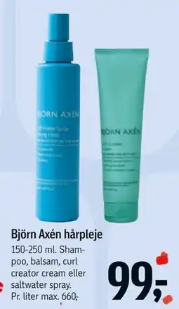 Føtex Björn Axén hårpleje tilbud