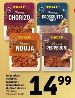 Løvbjerg Tulip pizza chorizo tilbud