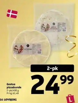 Løvbjerg Gestus pizzabunde tilbud