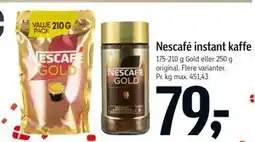 Føtex Nescafé instant kaffe tilbud