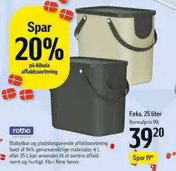 Føtex Albula affaldssortering tilbud