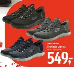 Føtex Skechers slip-ins tilbud