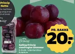 Netto Salling Princip stenfrugter blommer tilbud