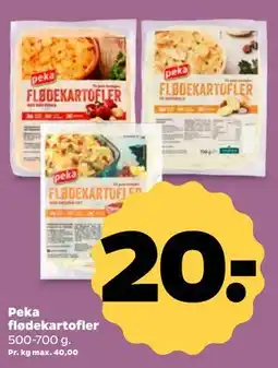 Netto Peka flødekartofler tilbud
