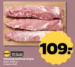 Netto Velsmag mørbrad af gris tilbud