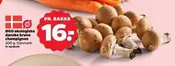Netto ØGO økologiske danske brune champignon tilbud