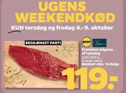 Netto Premieur mignon af tyksteg tilbud