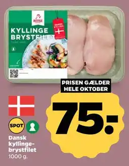 Netto Dansk kyllingebrystfilet tilbud
