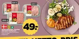 Netto Dansk kyllingefilet, -inderfilet eller hakket kyllingekød tilbud