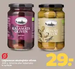 Netto Løgismose økologiske oliven tilbud