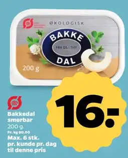 Netto Bakkedal smørbar tilbud