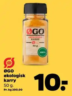 Netto ØGO økologisk karry tilbud