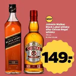 Netto Johnnie Walker Black Label whisky eller Chivas Regal whisky tilbud