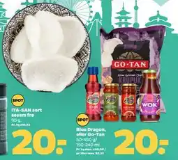 Netto Blue Dragon, eller Go-Tan tilbud