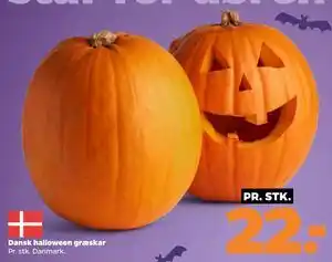 Netto Dansk halloween græskar tilbud