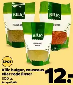 Netto Kilic bulgur, couscous eller røde linser tilbud