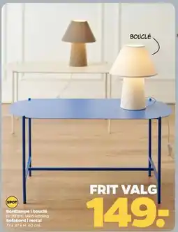 Netto Bordlampe i bouclé tilbud