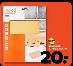 Netto Sandpapir tilbud