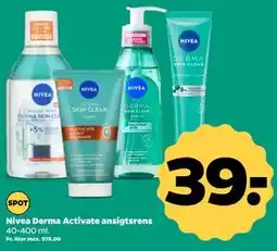 Netto Nivea Derma Activate ansigtsrens tilbud