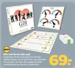 Netto Gift ved første blik-spil tilbud