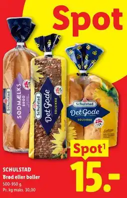 Lidl SCHULSTAD Brød eller boller tilbud