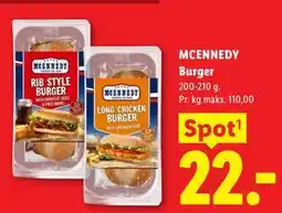 Lidl MCENNEDY Burger tilbud