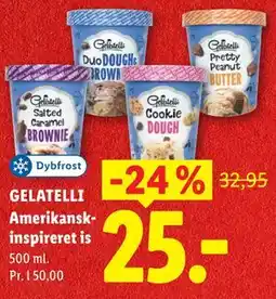 Lidl GELATELLI Amerikansk-inspireret is tilbud