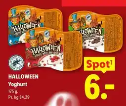 Lidl HALLOWEEN Yoghurt tilbud