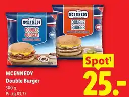 Lidl MCENNEDY Double Burger tilbud
