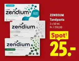 Lidl ZENDIUM Tandpasta tilbud